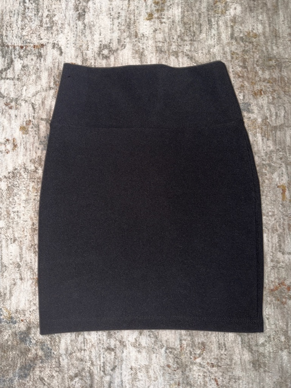 Forever 21 Black Ponte Pencil Skirt